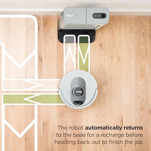 Voice Control Robot Vacuum with Home Mapping, Self-Empty Base, Cool Grey B4855