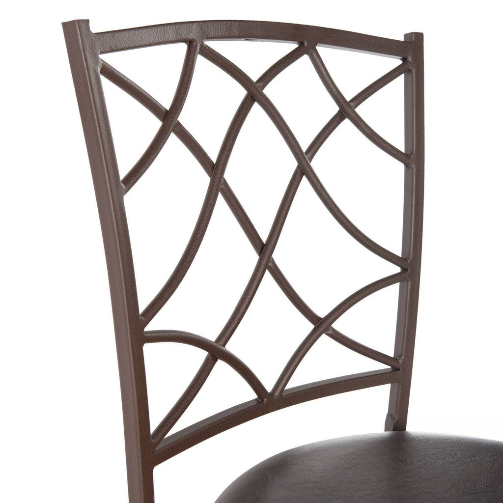 Brown Adjustable Stool Set of Three N18550
