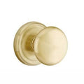 Satin Brass Double Dummy Door Knob with Regular Rose I434050