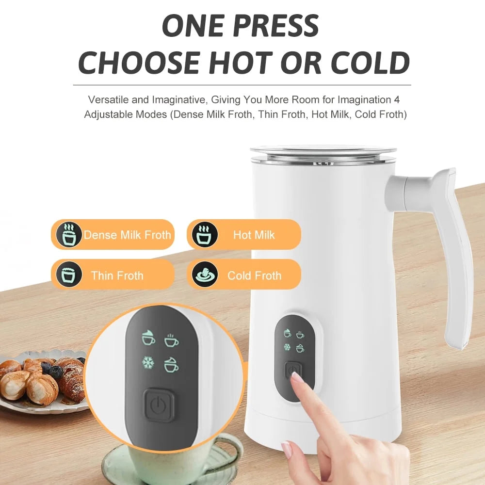 Electric Milk Frother Stainless Steel 4 in 1 400W 350ml U267