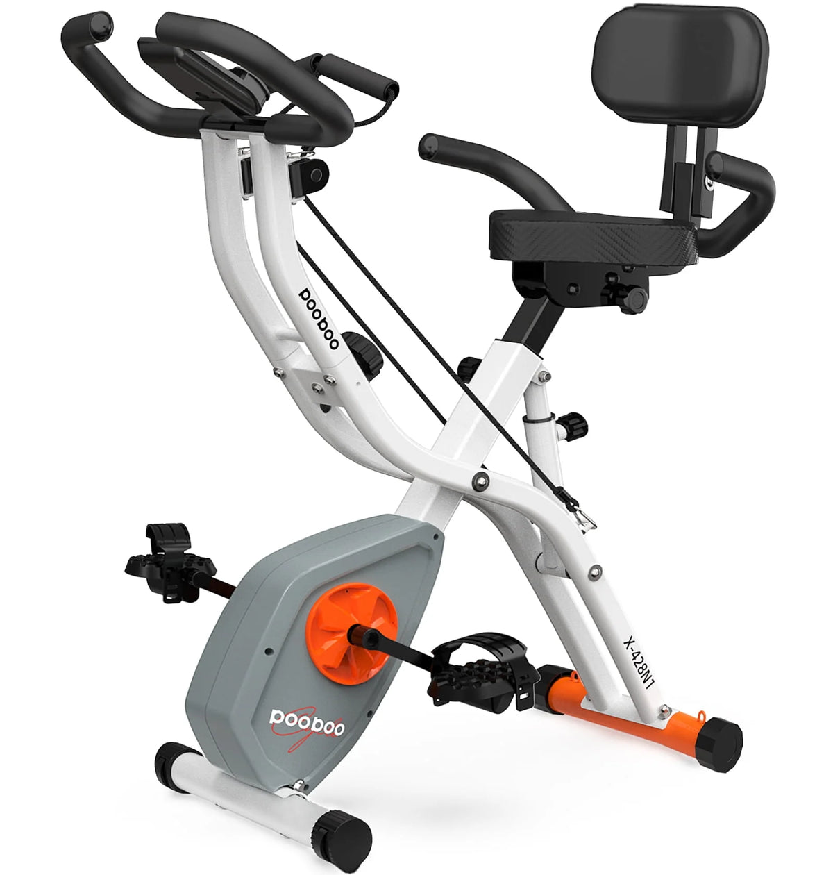Folding Exercise Bike with 8 Level Adjustable Magnetic Resistance P86997