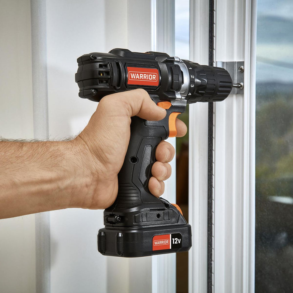 12V Cordless 3/8 in. Drill Kit with Battery and Charger Y47413