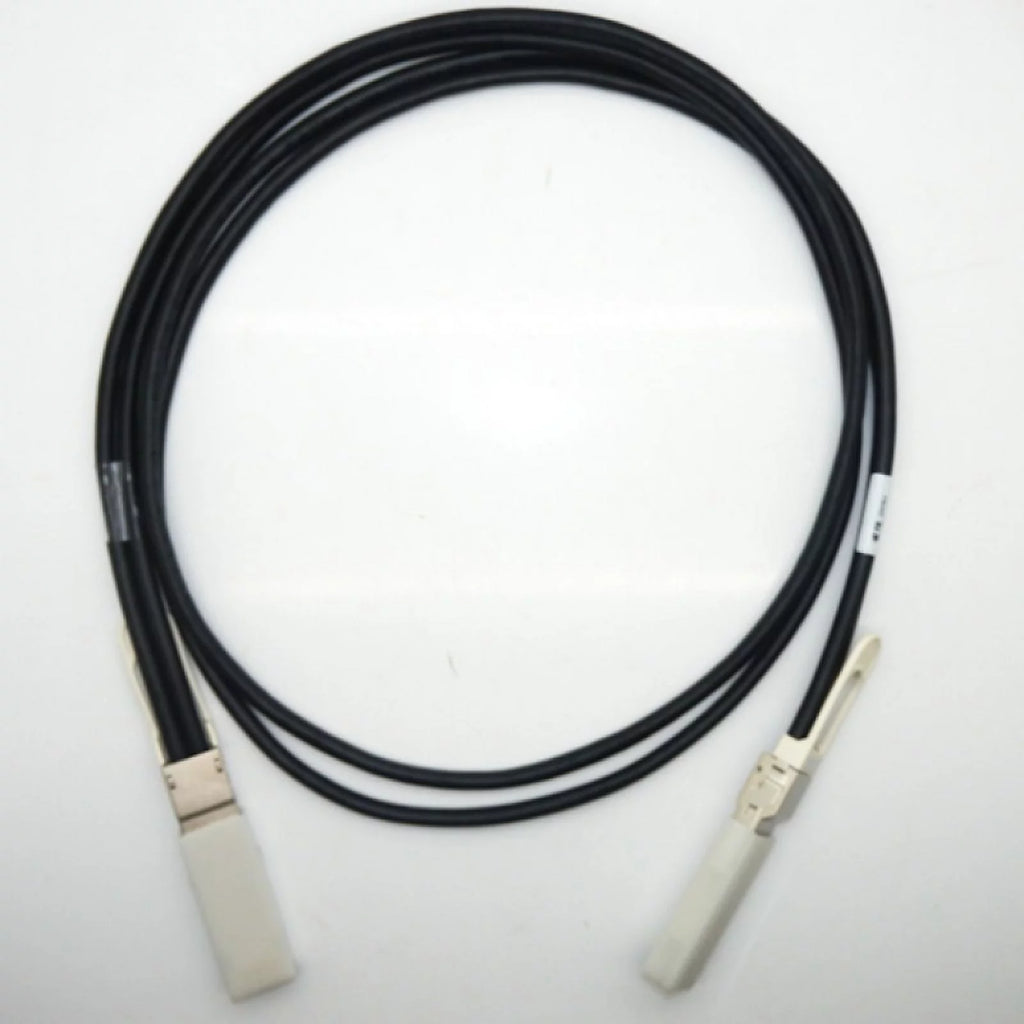 Black 32 Position QSFP-DD Cable Assembly L739