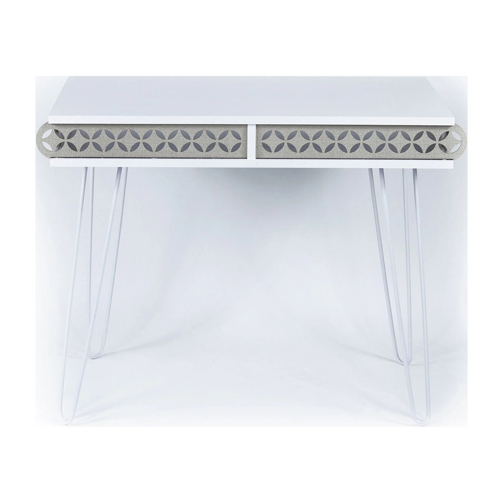 Oak White Study Desk Y764
