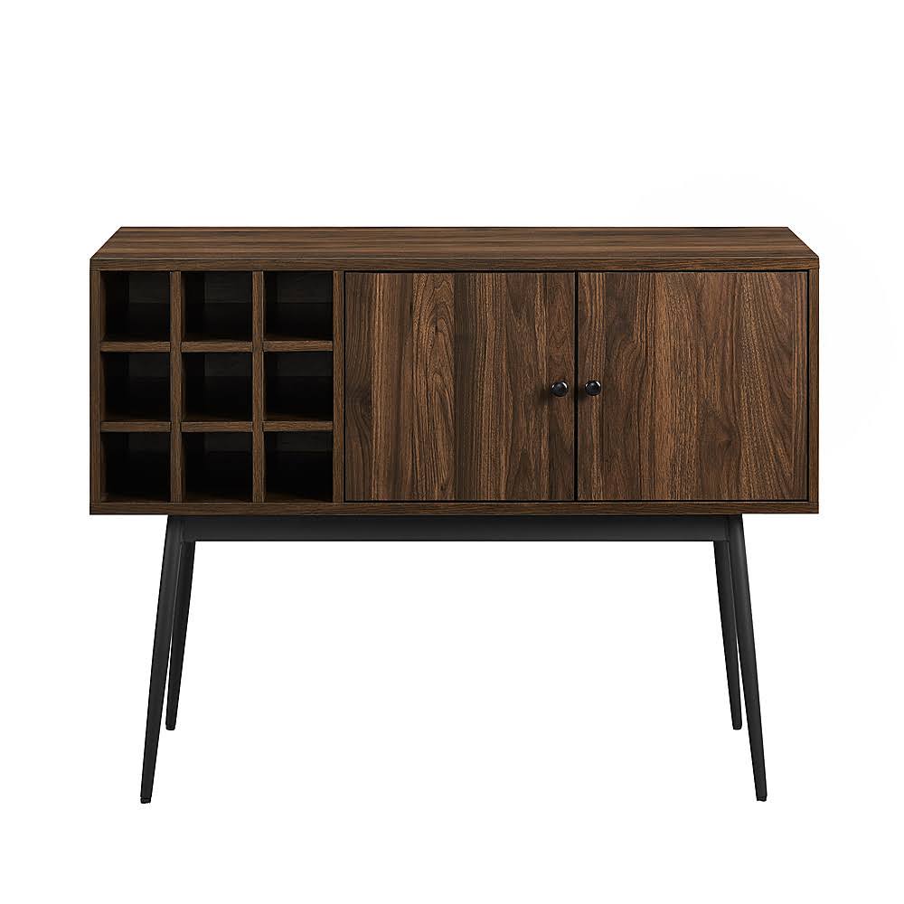 Dark Walnut Bottle Storage Bar Cabinet T24742