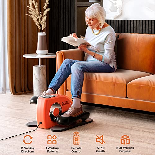 Under Desk Elliptical Machine with Remote and LCD Monitor V848