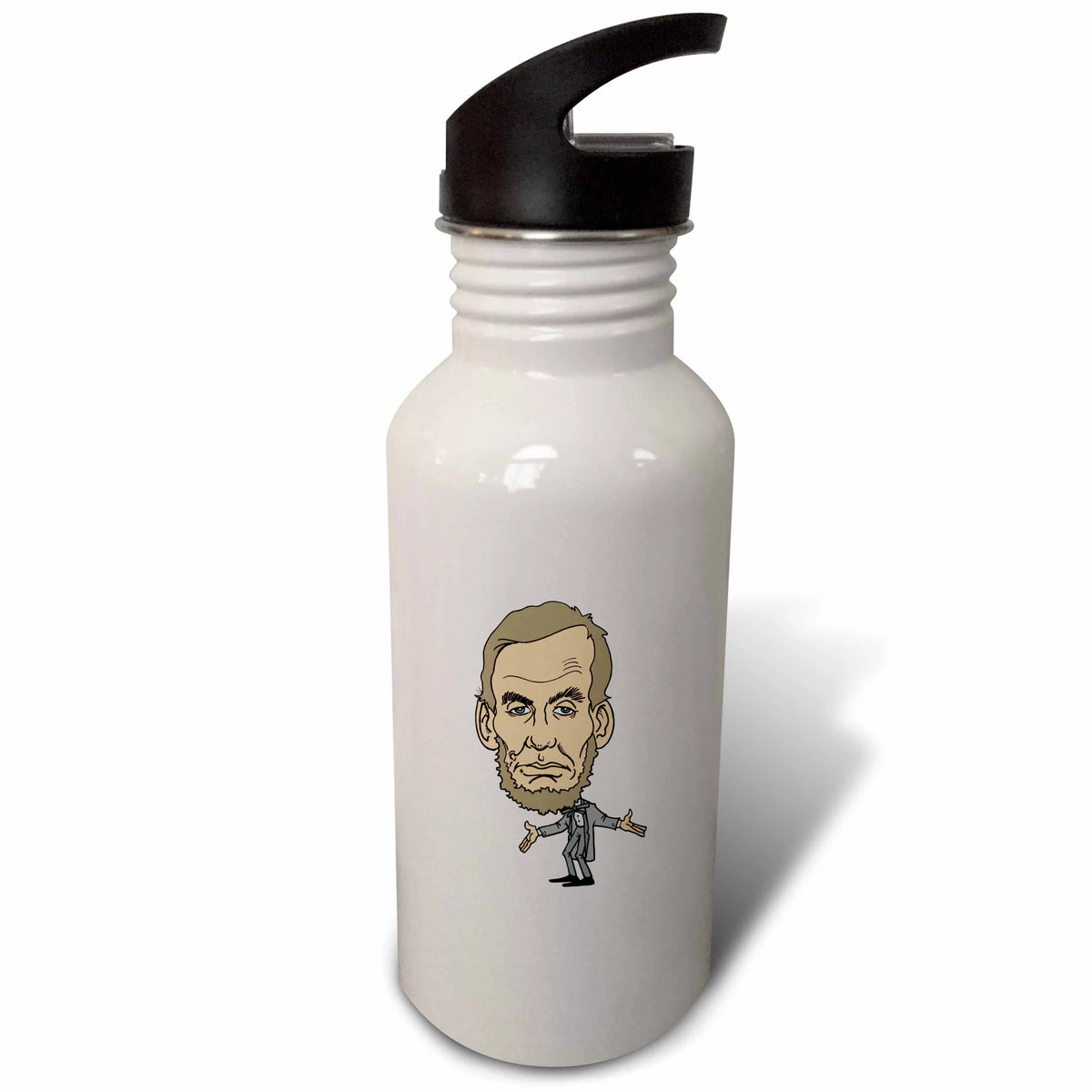 President Abraham Lincoln Sports Water Bottle 21oz X3621