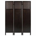 3 - Panel Solid Wood Folding Room Divider J2162