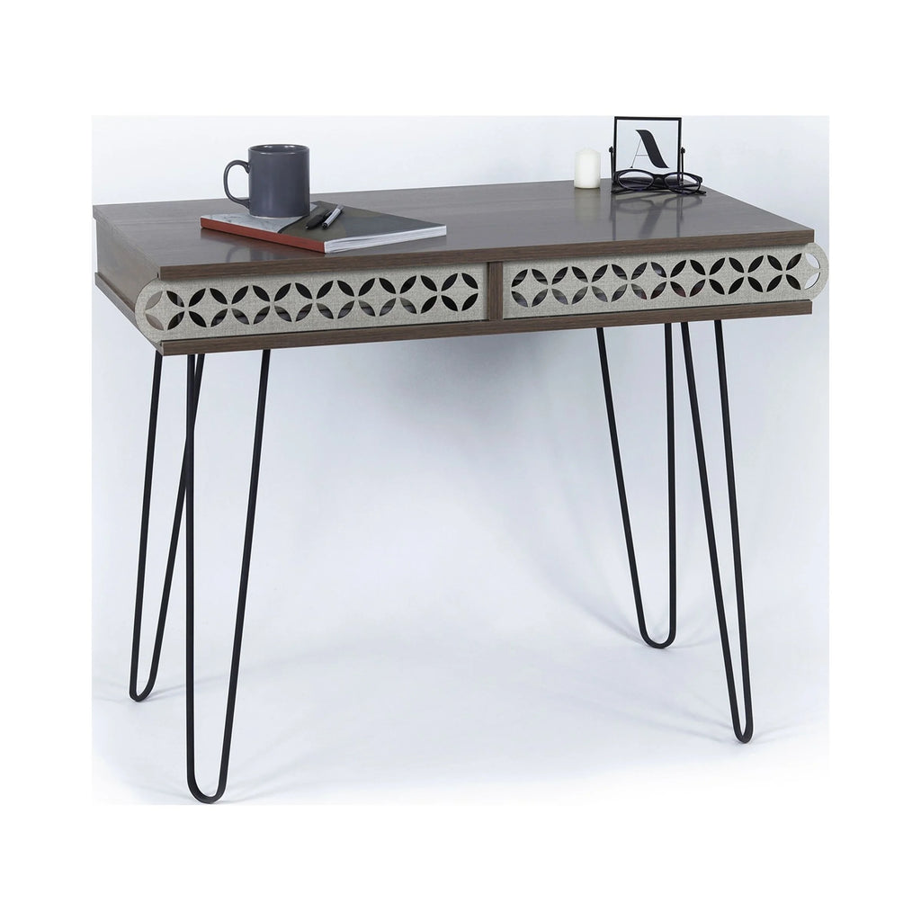 Oak White Study Desk Y764