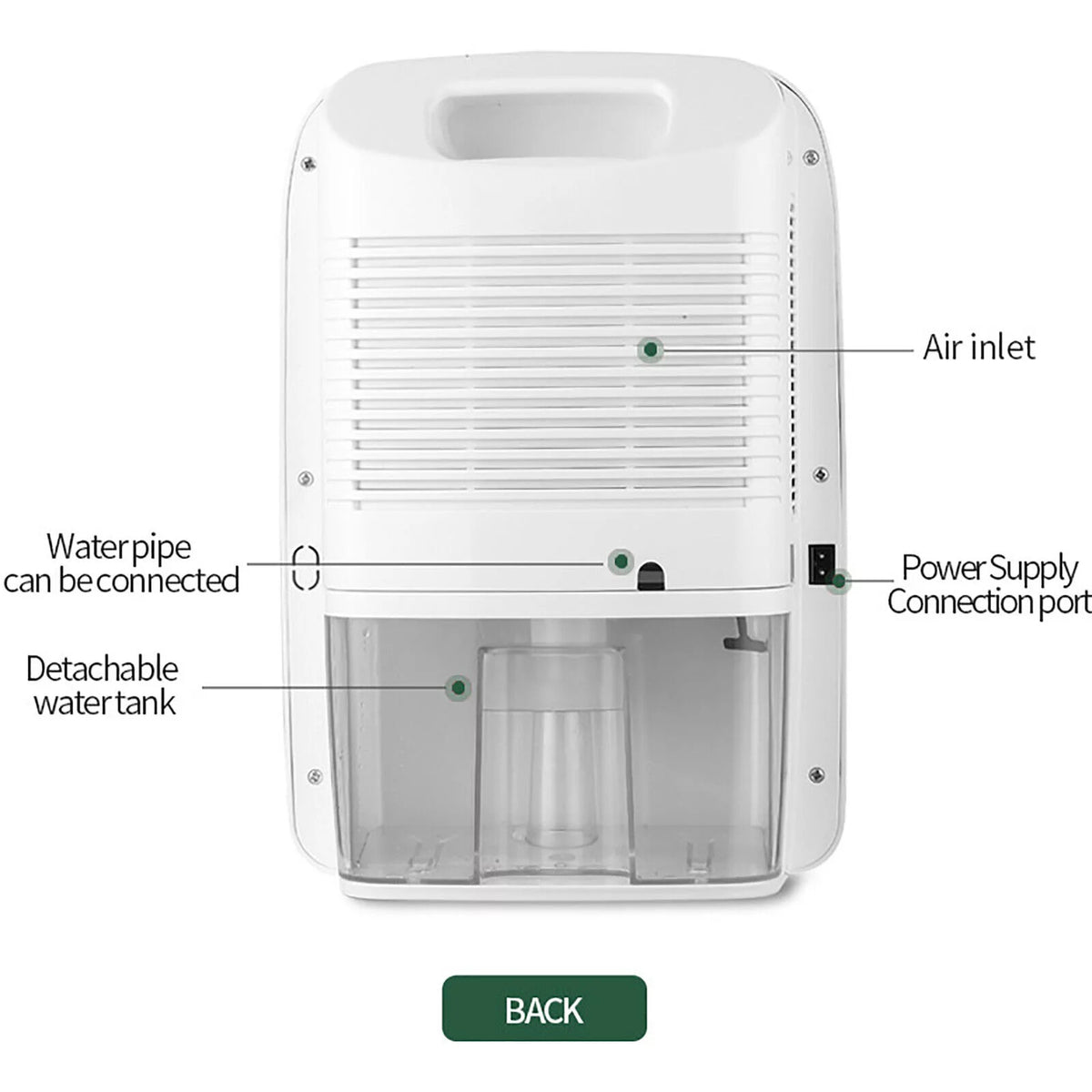 Mini Dehumidifier 2.5L E2943