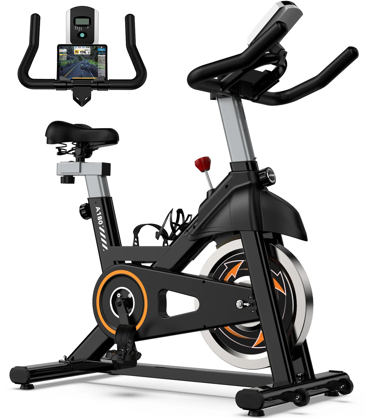 Indoor Cycling Bike Heavy Duty Frame 330lbs T56453