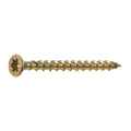 NO. 8 x 1-3/4 in. Star Yellow Zinc Collated Subfloor Screws D717316