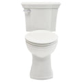 White Two-Piece Elongated Toilet O452346