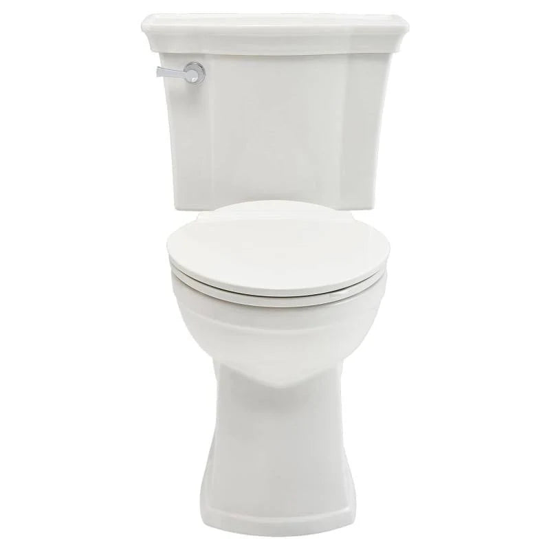 White Two-Piece Elongated Toilet O452346