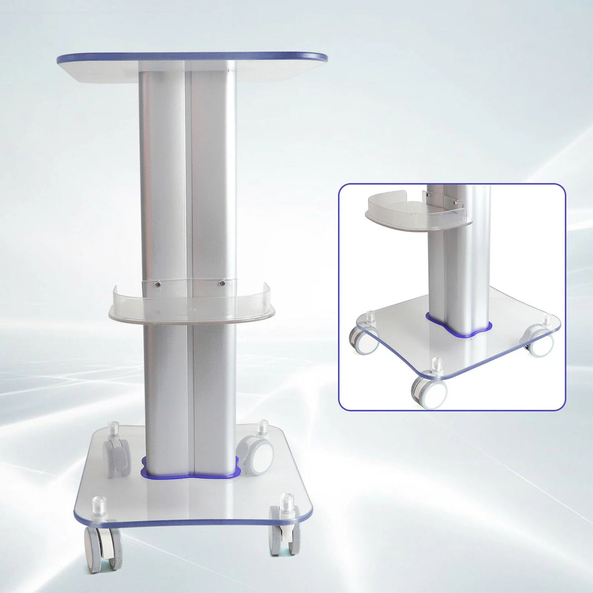 Acrylic Rolling Cart X74085