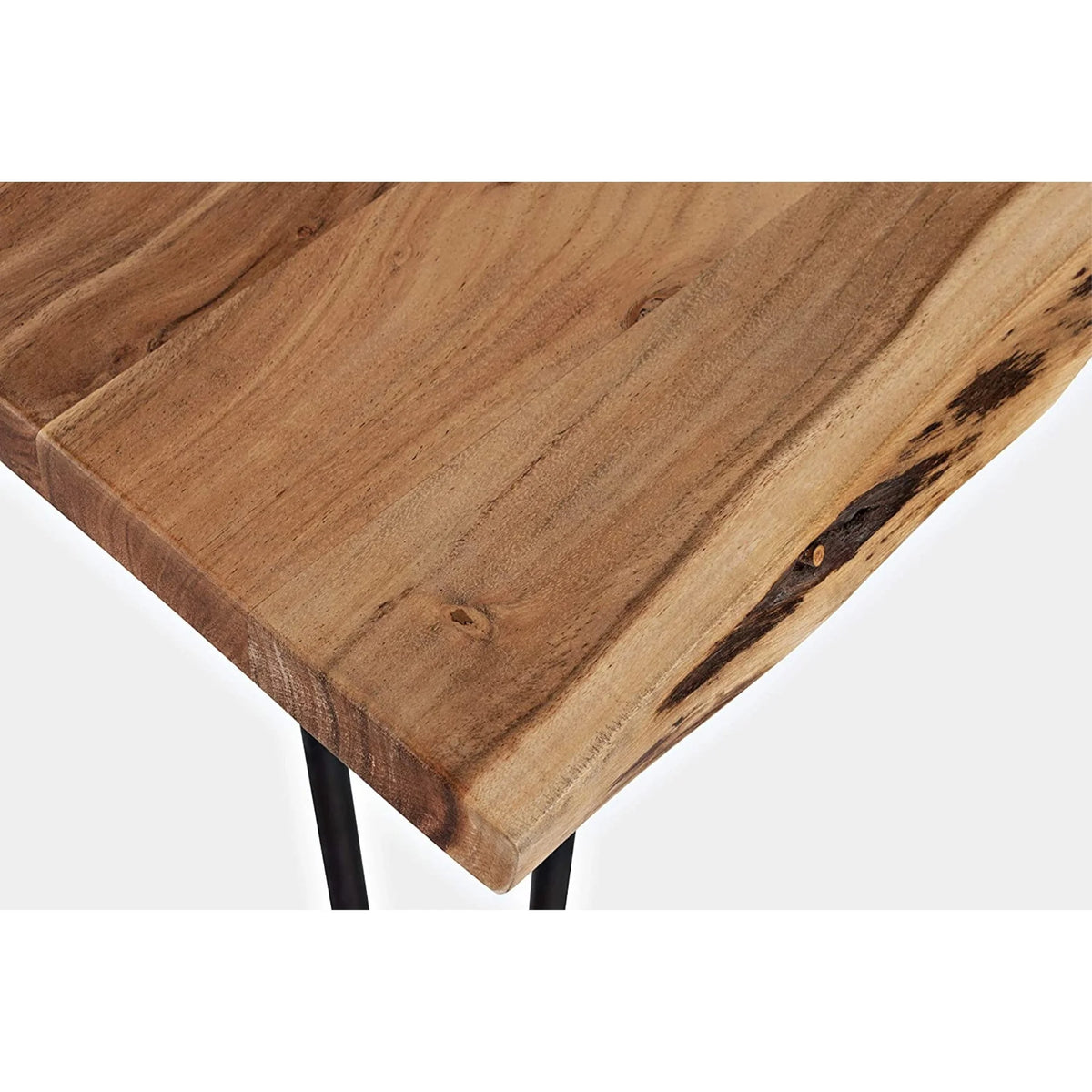 Solid Wood 60" Live Edge Dining Table C6504