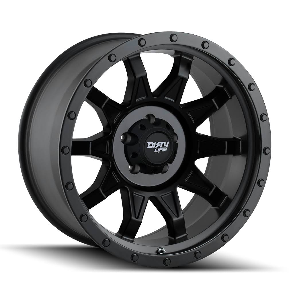 Matte Black 20x9 Beadlock Wheel Y20662