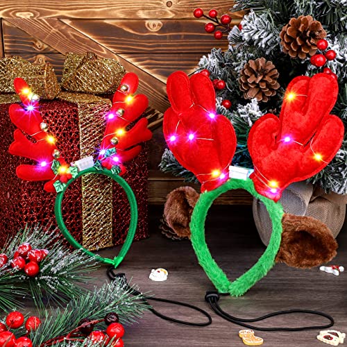 Light up Pet Christmas Headbands 3 Pieces T817018