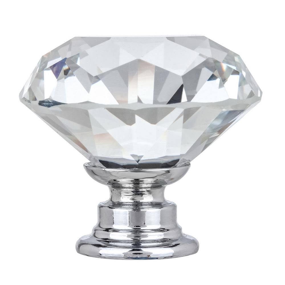 Clear K9 Crystal Cabinet Knob 50-Pack M2043