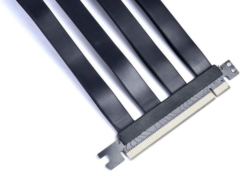 Black PCI-E x16 3.0 Extender Riser Cable 200mm O5580