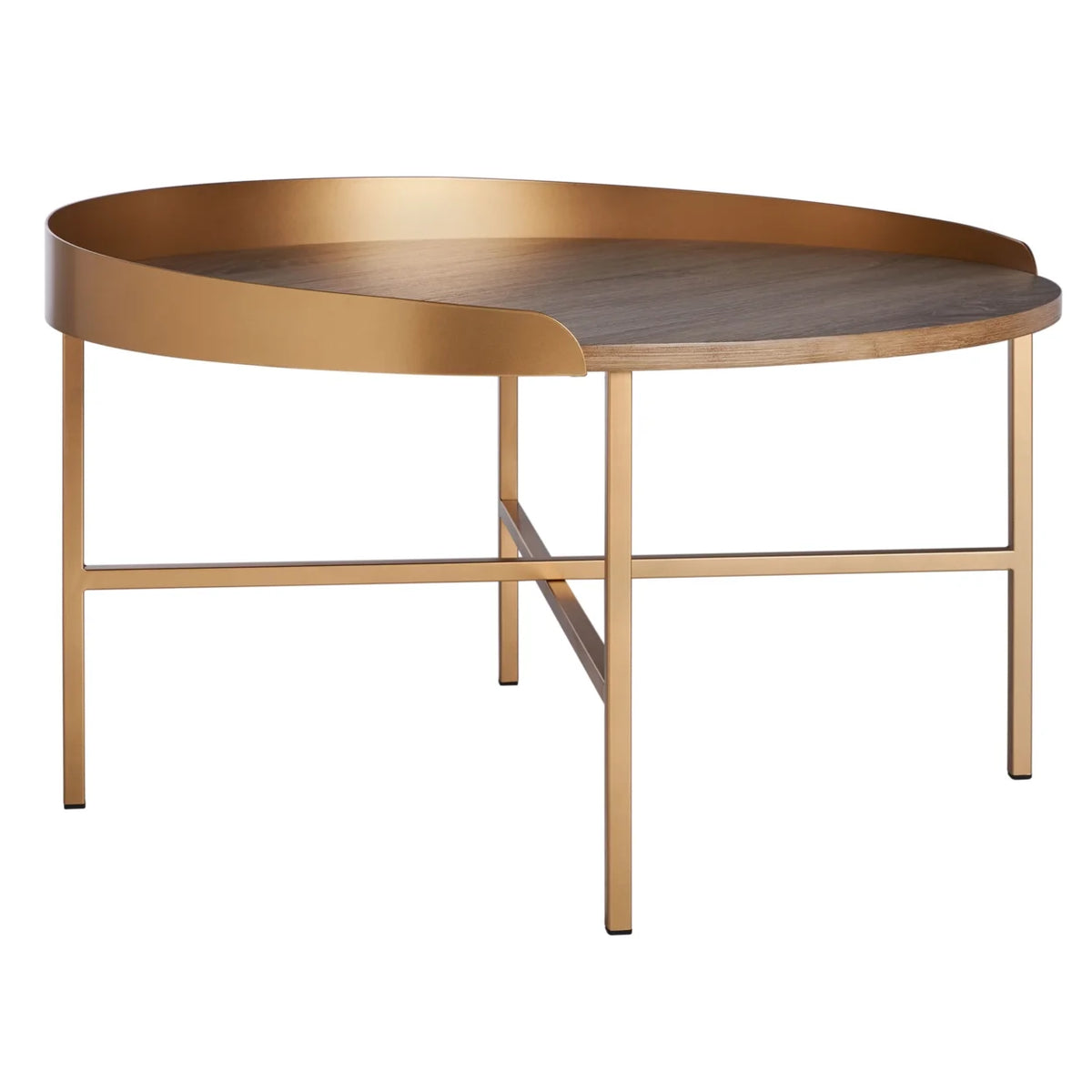 Round Light Grey Oak Coffee Table X481