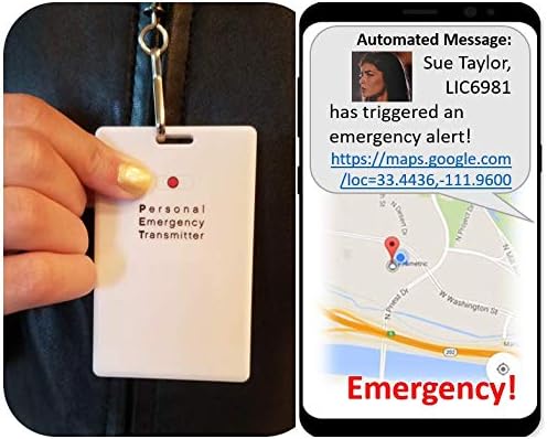 Personal Emergency Transmitter with one Button Alert System (1pc No Lanyard) L870