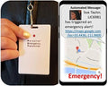 Personal Emergency Transmitter with one Button Alert System (1pc No Lanyard) L870