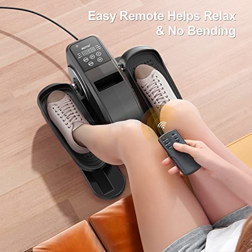 Under Desk Elliptical Machine with Remote and LCD Monitor V848