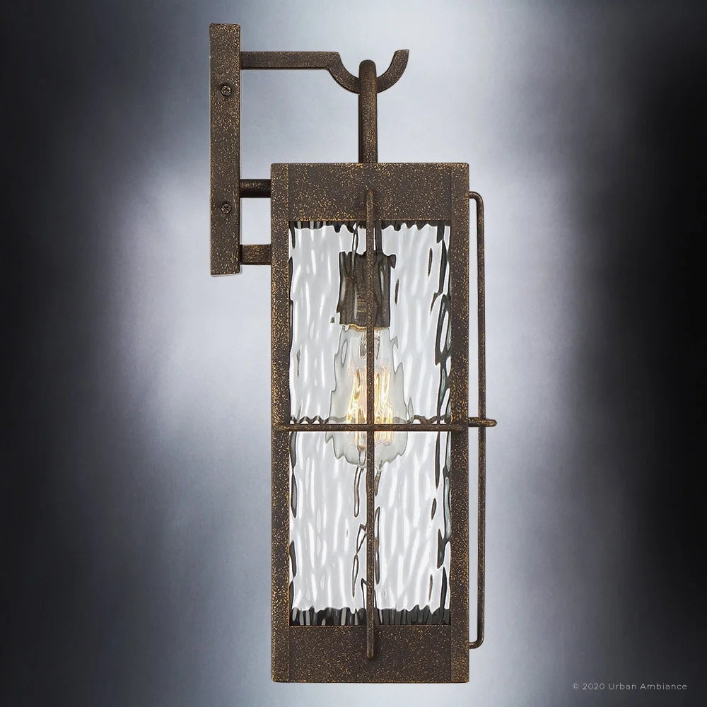 17.75''H x 7.00''W Urban Bronze Outdoor Wall Sconce H1761