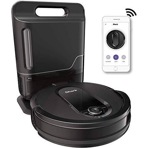 Voice Control Robot Vacuum with Home Mapping, Self-Empty Base, Cool Grey B4855