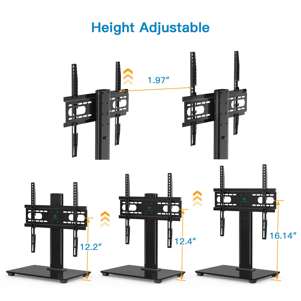 Universal TV Stand for 37-55 inch LCD LED TVs Height Adjustable K4969