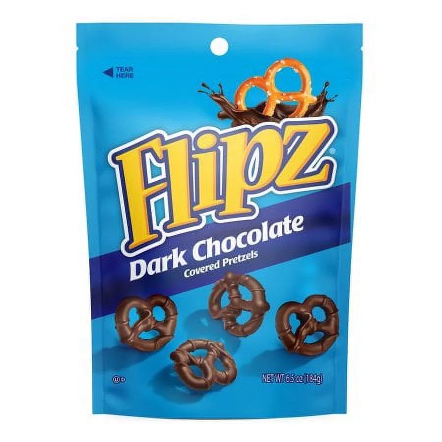 Dark Chocolate Covered Pretzels, 6.5 Oz (Pack of 6) F58699