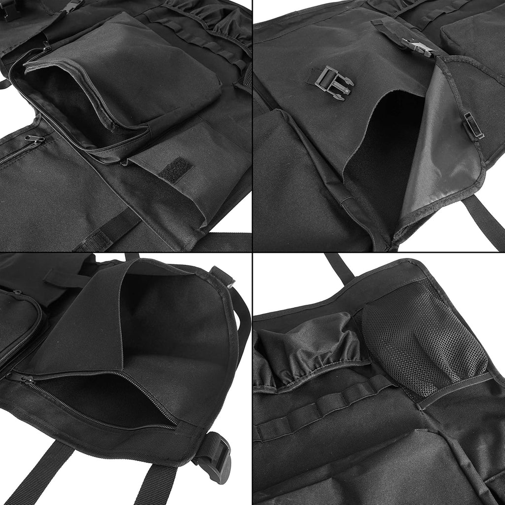 Rear Seat Cover Cargo Net Trunk Organizers Pouch Bags J8167