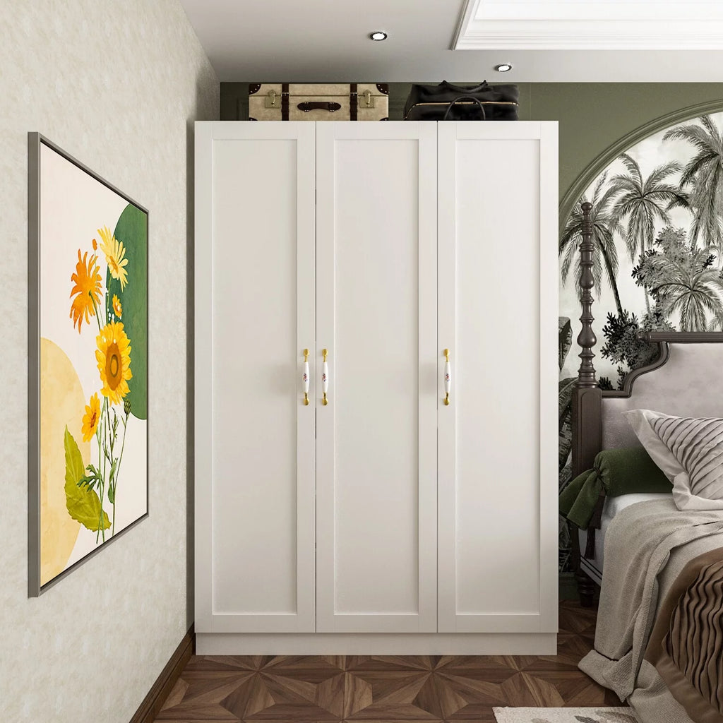 47.2"W Freestanding Wardrobe Armoire Closet C36390