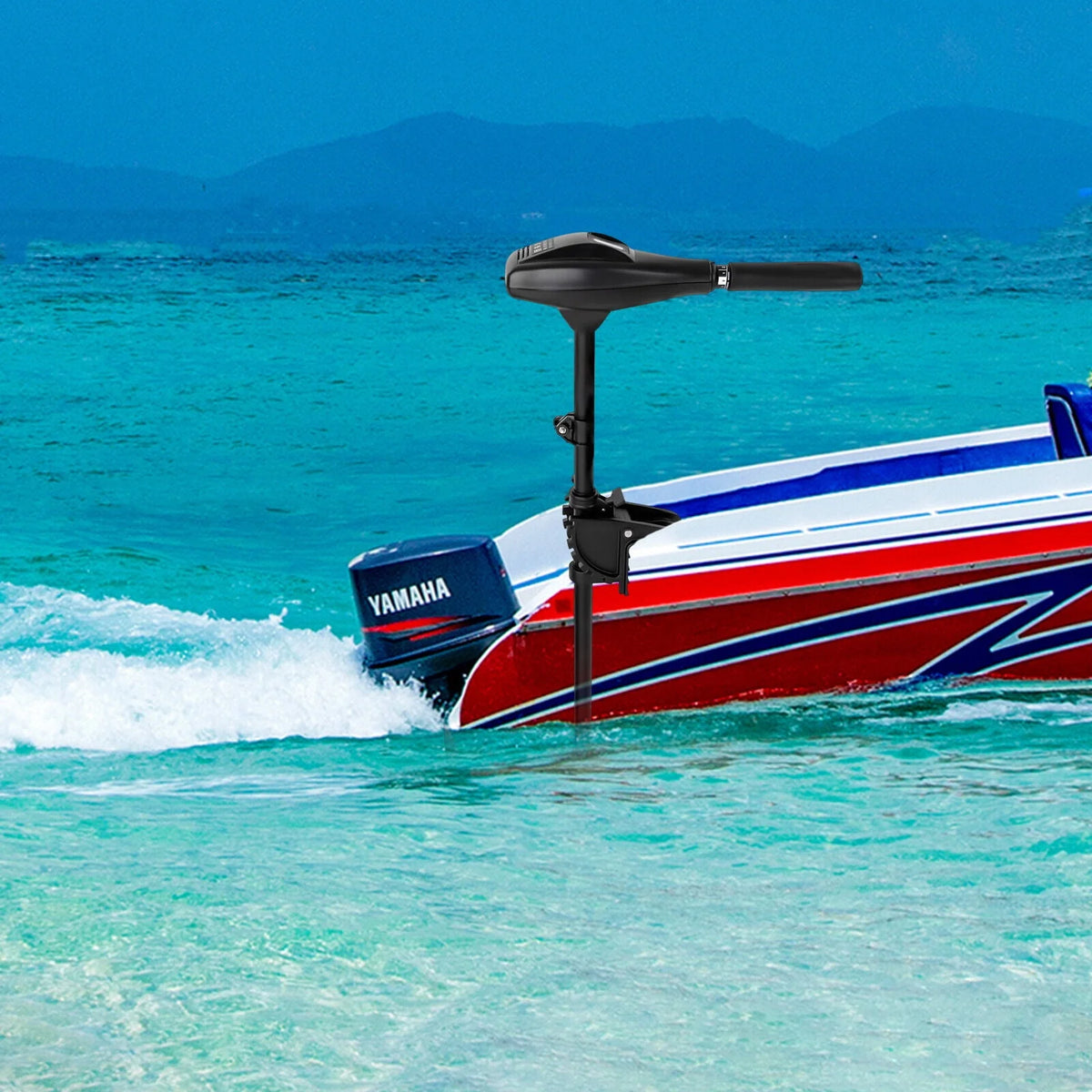 Heavy Duty Electric Outboard Trolling Motor 408W F483