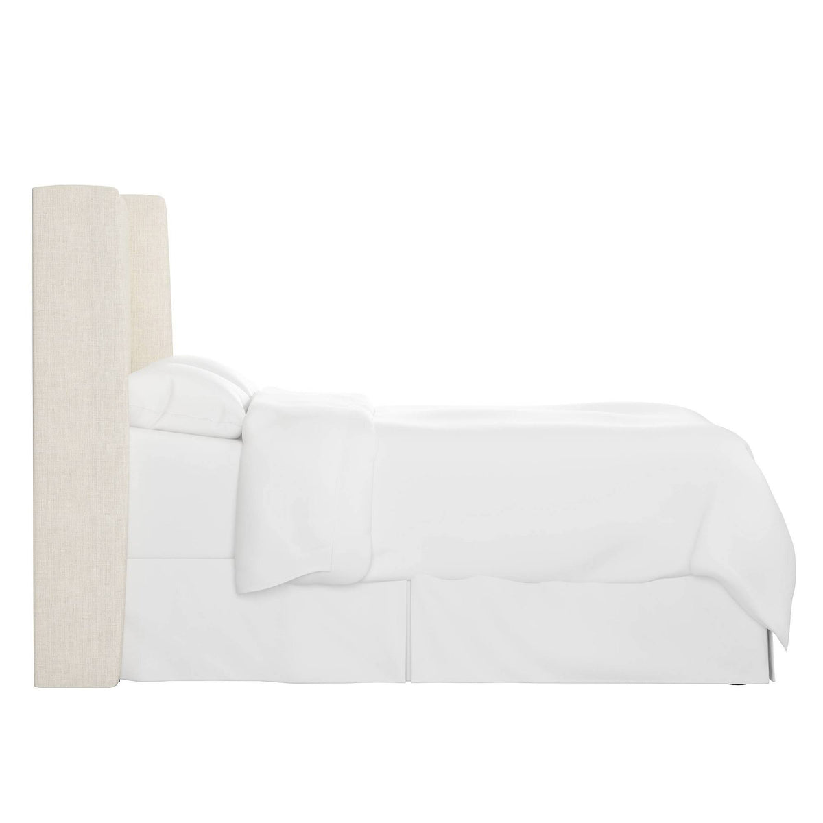 Linen Headboard, Full, Talc R226