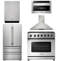 36 Propane Gas Range, Range Hood, Microwave, Refrigerator, Dishwasher K945