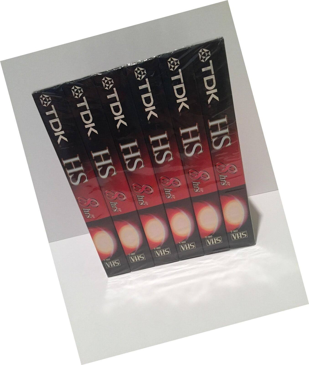 VHS T-160 Video Tapes 8-Hour 6-Pack J7577