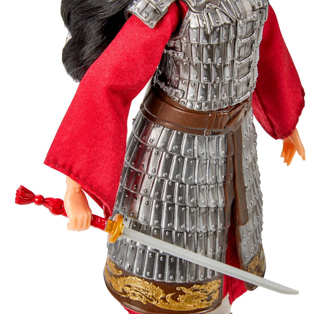 Mulan And Xianniang Dolls With Helmet, Armor, And Sword O414730