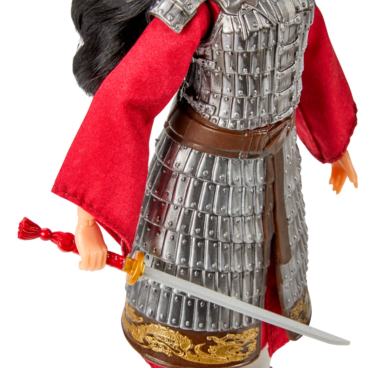 Mulan And Xianniang Dolls With Helmet, Armor, And Sword O414730