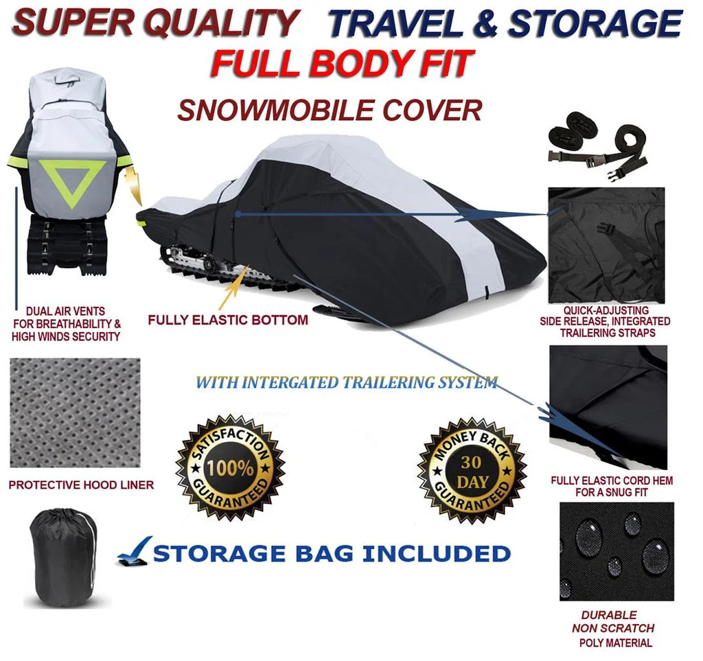 600 Denier Full Fit Snowmobile Travel and Storage Cover J899708