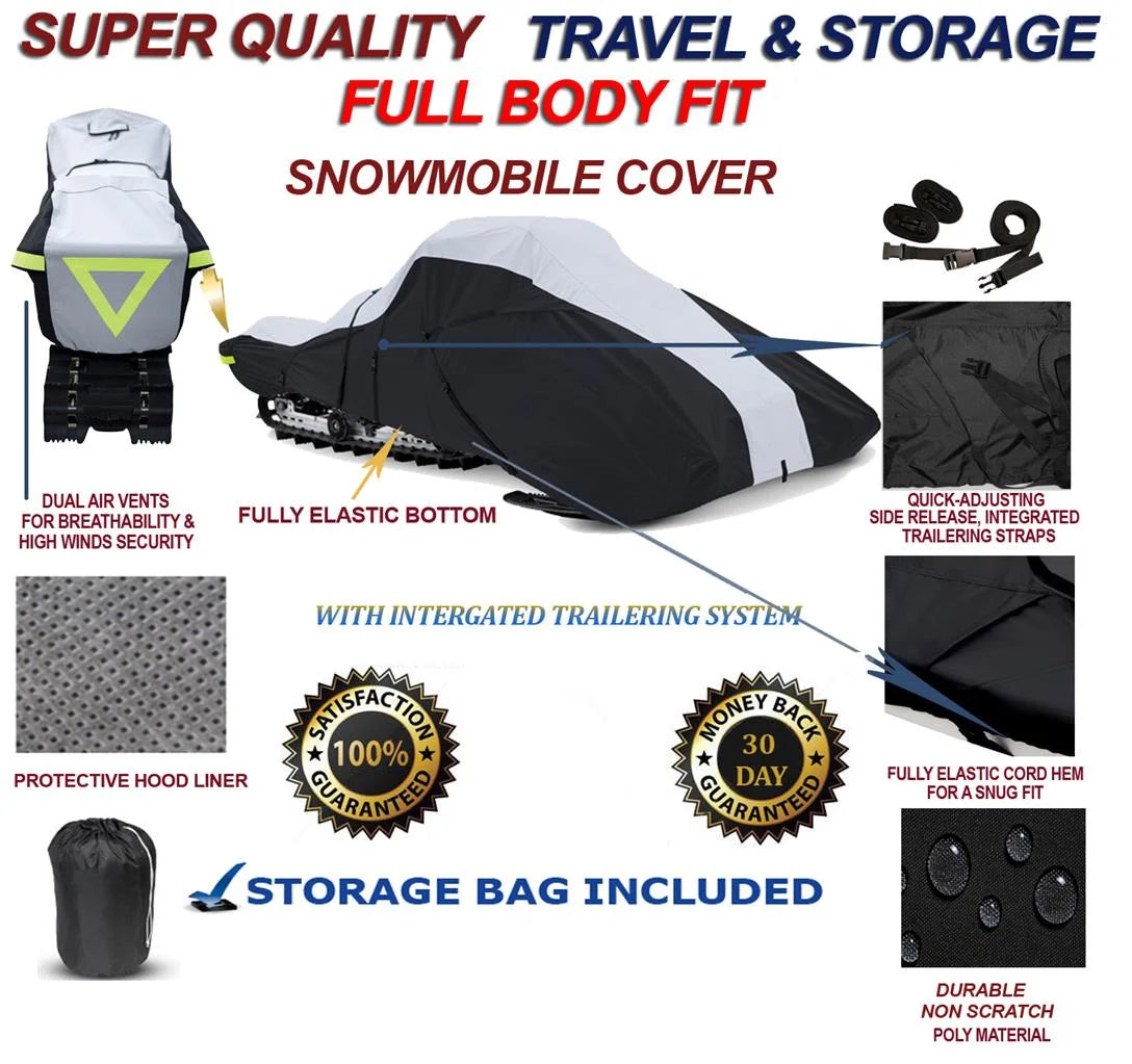 600 Denier Full Fit Snowmobile Travel and Storage Cover J899708