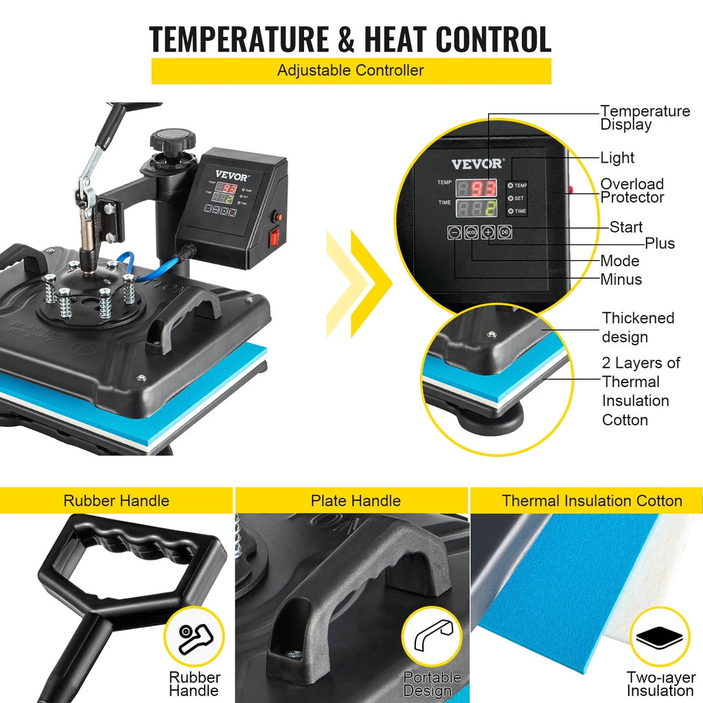 5 in 1 Digital Heat Press Machine J87254