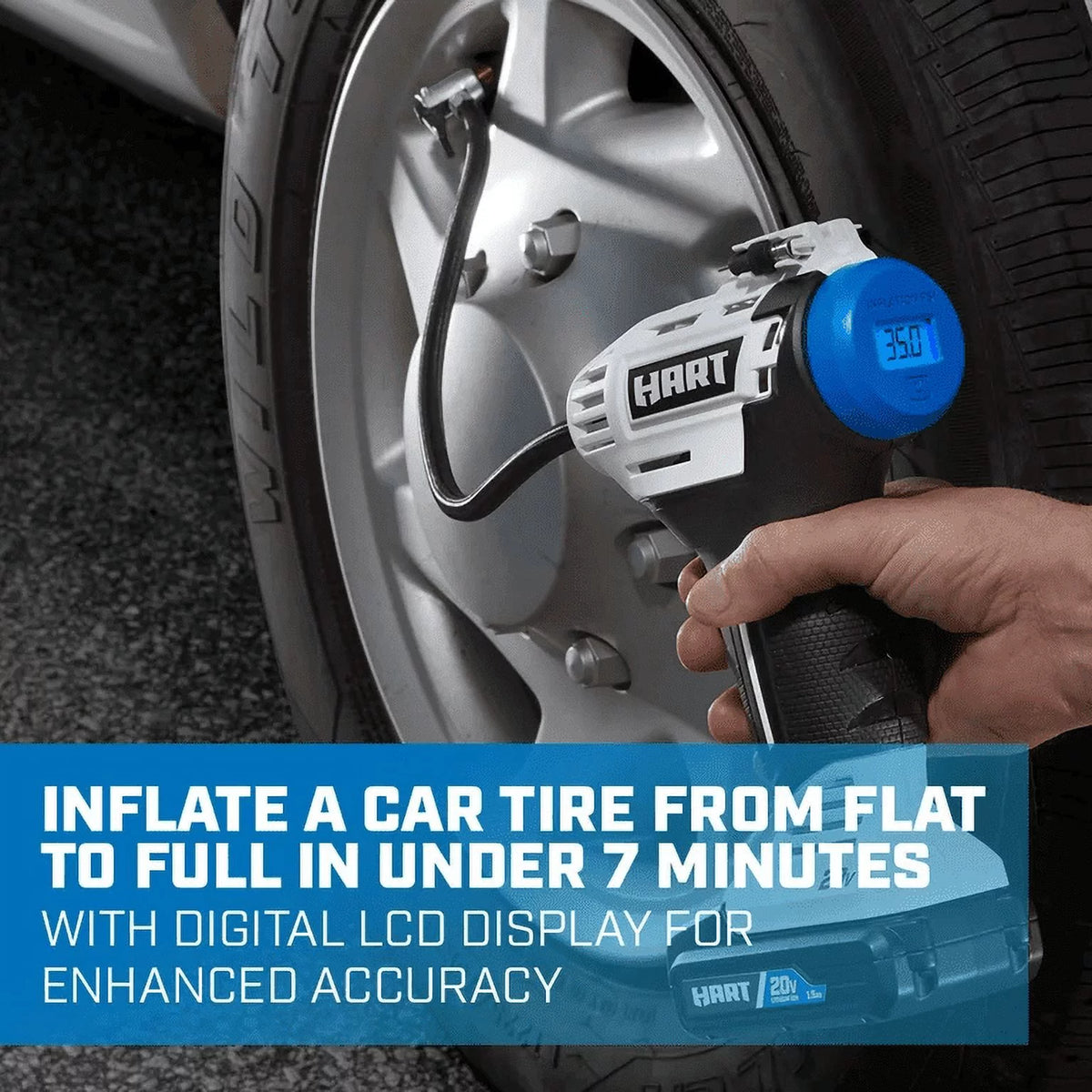Cordless Inflator with 20-inch Hose F113879