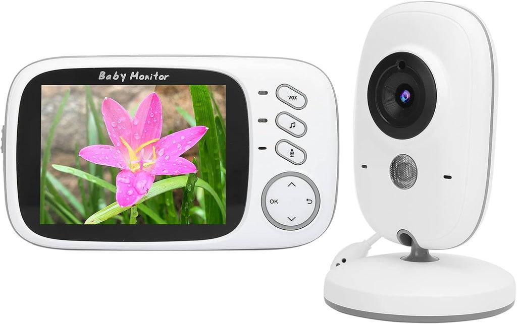 Video Baby Monitor 3.2In Display, 2.4 GHZ Wireless, 2-Way Audio, Night Vision M65745