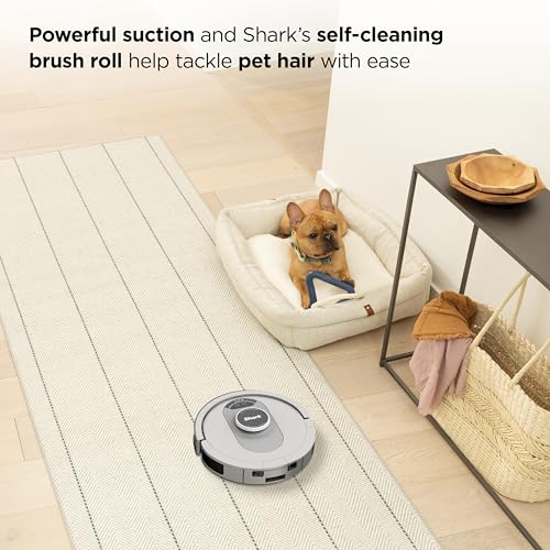 Voice Control Robot Vacuum with Home Mapping, Self-Empty Base, Cool Grey B4855