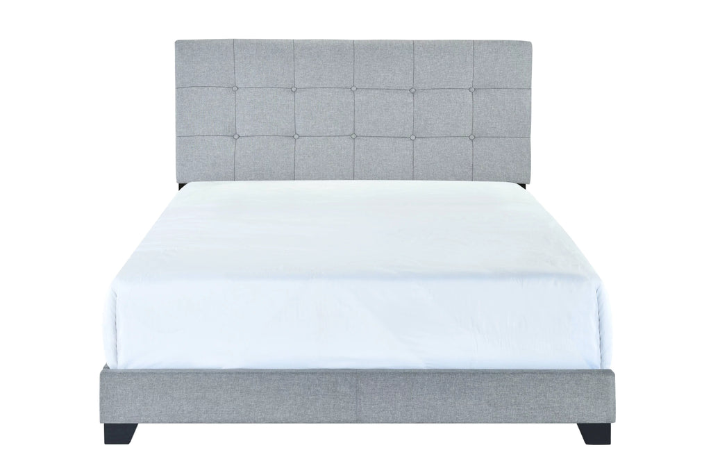 Gray Queen Panel Bed V6631