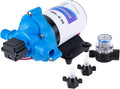 12V Self Priming Diaphragm Pump with Pressure Switch 3.0GPM 45PSI Pack of 2 Q63324