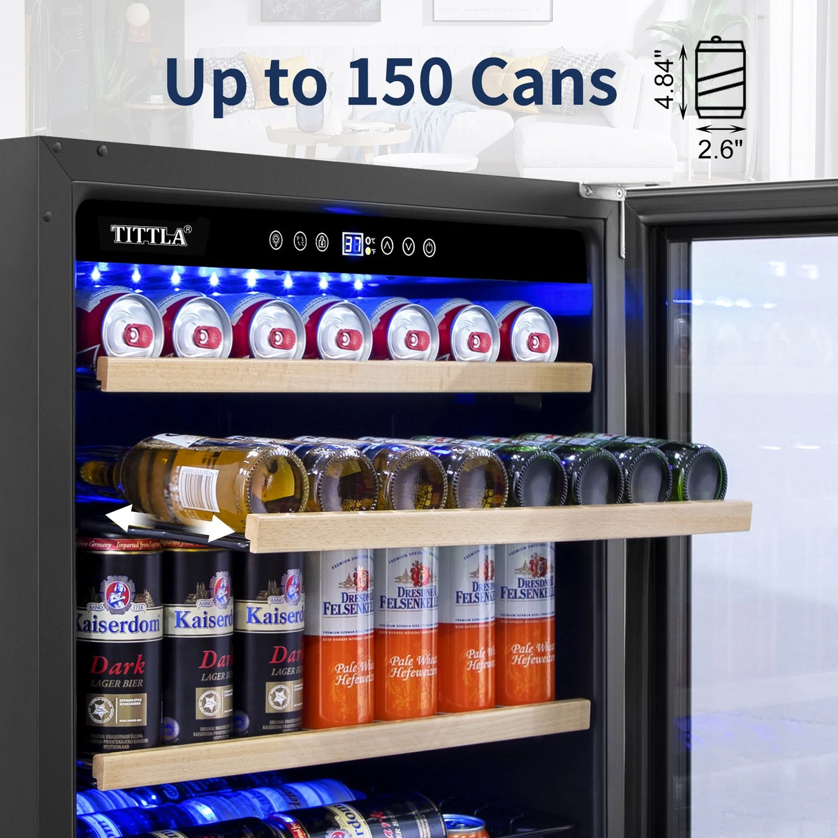 24'' 150-Cans Built-in Beverage Cooler P653